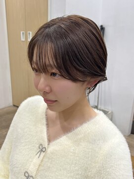 メアリー バイ メリー(marry by merry) 【立町メアリーバイメリー】耳かけショート×ベージュ