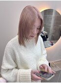 淡色color × pink beige