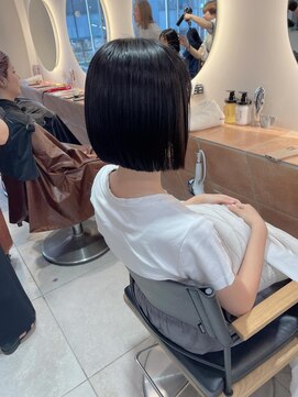 キャンバス バイ ネオリーブ 横浜西口(Canvas by neo.) ボブ ミニボブ まとまるボブ 地毛風ストレート s