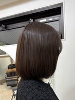 丸みボブスタイル