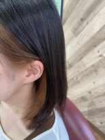 ルネッサンスヘアー ラファエロ(RAFFAELLO)&nbsp;イヤリングカラー　ポイントカラー　パールオレンジ　大人可愛い