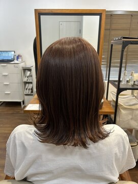 グレイスヘアーラン(grace hair Lan) ミディアム外ハネ
