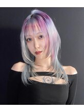 ◆デザインカラー◆［池袋/ハイトーン/ダブルカラー/ブロンド/髪質改善/ケアブリーチ/エクステ］