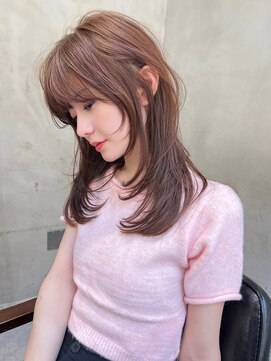 ロジッタ(ROJITHA) 【ROJITHA原宿表参道】透明感カラー×顔周りレイヤー