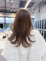 ファンナギンザ(FaNNa ginza)&nbsp;顔周りカット/フェイスレイヤー/くびれヘア/レイヤー/透明感