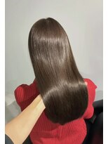 ノー バイ イオエ 西梅田(no. by ioe)&nbsp;ブリーチなしカラー/髪質改善/ミルクティーベージュ/小顔へア