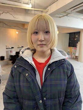 抜きっぱなしケアブリーチボブミニボブ