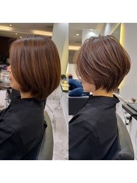 バンプ ギンザ(BUMP GINZA) 30代40代50代ショート白髪ぼかし銀座丸みくびれ井