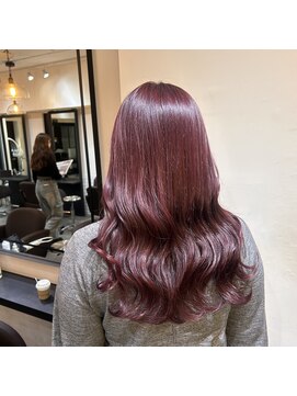 サロンドミルク 溝の口店(salon de MiLK) ツヤ感ボルドーカラー