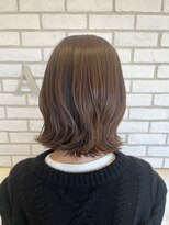 アッシュ 十日市場店(Ash) 切りっぱなしボブ