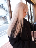 ユルクメゾンシティ 名古屋(JURK MAISON CITY)&nbsp;"natsu style" 抜きっぱなし ホワイトブロンド ロング