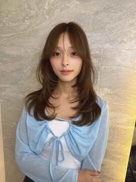 ロンドガーネット 池袋(Lond garnet) 暗めカラー/韓国風巻き/レイヤーカット/髪質改善/縮毛矯正/池袋