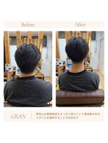 グランバイ アトリエドングリ(Grand × AtlierDonguri)&nbsp;お客様髪質改善データ2024（メンズカット）