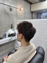 グラック(GLUCK)&nbsp;大人ショート/アップバング/ブラウンカラー