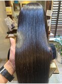 ～髪質改善～艶感ストレート暗めカラー