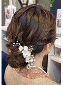 ゆるふわシニヨン【横浜/ヘアセット/ヘアメイク】