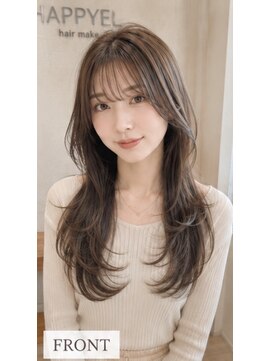ハピエル ヘアークルー(HAPPYEL hair crew) 大人韓国風くびれロング