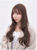 透明感カラー髪質改善ダブルカラー韓国レイヤーカット前髪顔周り