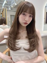 アプリ 大宮西口(appri)&nbsp;２韓国風ロングレイヤー顔まわりカット前髪艶髪透明感カラー