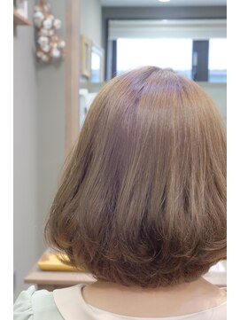 ヘア アトリエ アネロ(ANELLO) ブルーアッシュ ボブ