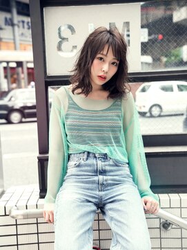 シードットプレップ 野田(C.prep) ツヤ感仕込み☆ドライウェット×プチウルフ大人ナチュラルミディ