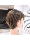LuLucaお客様☆スナップ 楽さ重視ショートボブ