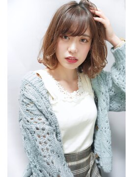 レスピア 銀座(Respia) ゆるふわカールのボブスタイル【銀座】