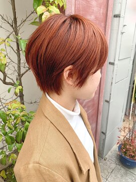 ボアップ 新居浜店(boappu) #オレンジヘア#カラー#ダブルカラー#ケアブリーチ#新居浜