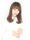 【bellus】イルミナカラー×大人可愛いワンカールセミロング