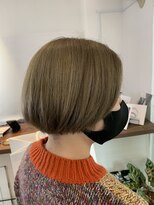 ツムグ 代官山店(TUMUGU) ビビッドカラー/大人可愛い白髪ぼかし脱白髪染め/ワンレンボブ