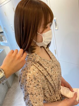 ジーナ 池袋(Zina) 髪質改善*大人かわいい小顔ボブ*テラコッタ【Zina 池袋】