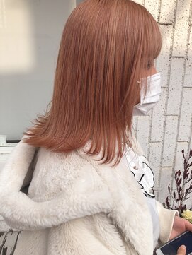 イリス(Iris.) 外ハネピンクベージュ〇