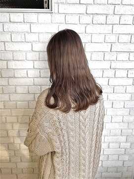 アンバーロイス 綱島(umber royce) 抜け感ミルクティーブラウン