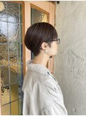 耳かけショートスタイル
