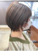 ブロー、アイロンなし☆スタイリング簡単ショート
