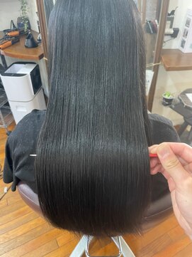 美容室 メザミー MESAMIES 髪質改善20代30代40代大人可愛い黒髪ストレートロング