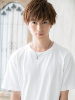 モッズヘアメン 札幌月寒店(mod's hair men) ≪mod's men≫西海岸風ブリーチオンカラーの無造作ショートe