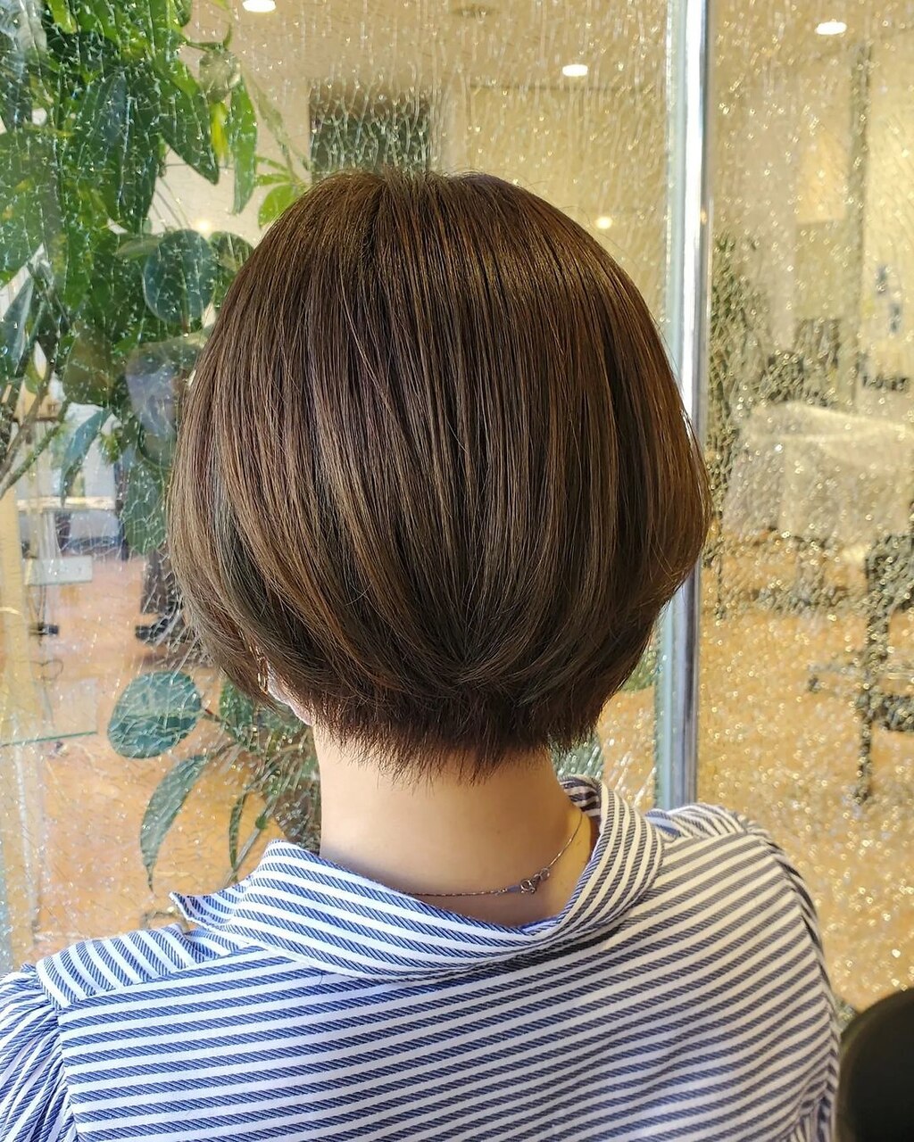 選べる人毛ヘアピース ショート ミディアムヘア やや明るい栗色