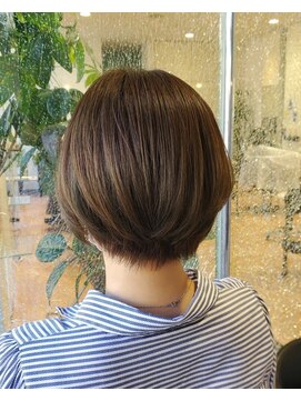 ヘアーアンドメイク ペリドット(hair&make Peridot) ハンサムショート/こっくりカラー/栗色/30代/40代/50代/60代