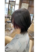 ジッピー ヘアーコレクション&nbsp;ボブウルフ インナーカラー レイヤーカット