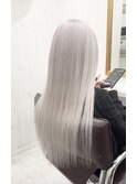 ハイトーンカラー/シールエクステ/ホワイトカラー/ギャル