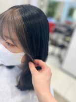 アース 浜松志都呂店(HAIR&MAKE EARTH) 前髪インナーカラー☆ホワイトベージュ