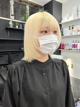 チュダック(ChuDuck) 【◎甘くてカワイイ◎】愛され《ホワイトブロンド》ケアブリーチ