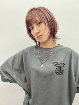 チュダック(ChuDuck) 【◎甘くてカワイイ◎】韓国風《ピンクブラウン》ケアブリーチ