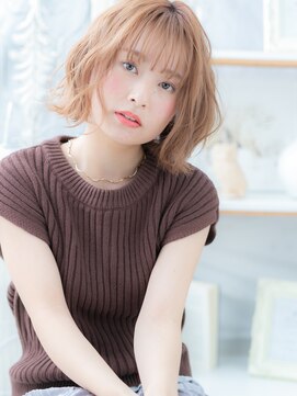 モッズヘア 越谷(mod's hair) ★ハイトーンカラー小顔切りっぱなしボブウルフ10代20代30代★10