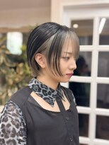 シルエット(silhouette)&nbsp;インナーハイライト／ショートヘア／グレージュ