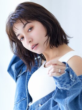 ラフィス ヘアー ホーム JR尼崎店(La fith hair Home) 【La fith】暗髪カラー×レイヤーボブ