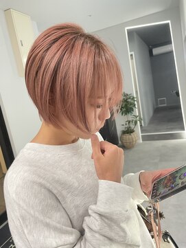 ナンバー 竪町(number+) 透明感抜群♪ダブルカラーブリーチラベンダーベージュ