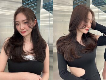 バレットプラス 銀座(VALETTE+)の写真/印象を大きく左右する顔周り・前髪カット！ミリ単位のこだわりで小顔に◎上品な韓国風スタイルにおすすめ！