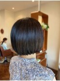 ツヤっとまとまるボブ